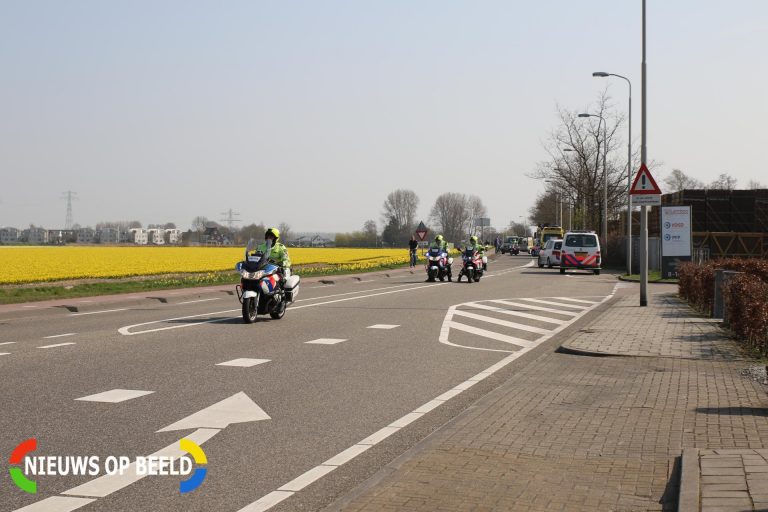 Traumahelikopter opgeroepen voor ernstig ongeval met een motor 2e Poellaan Lisse
