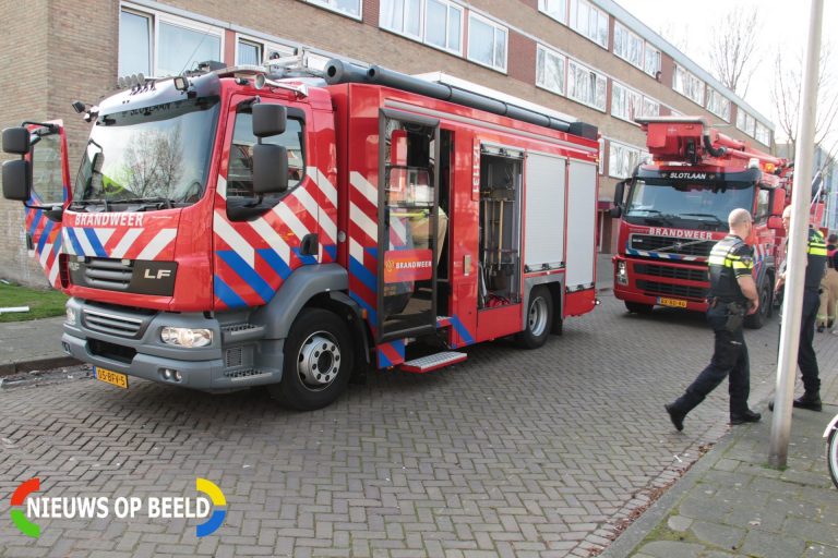 Hulpdiensten voorkomen erger bij portiekbrand Wiekslag Capelle aan den IJssel