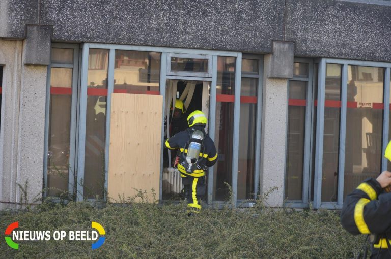 Brand in slooppand Kinderen van Versteegplein Zoetermeer