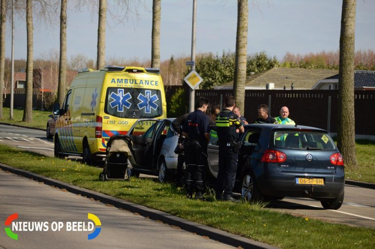 Aanrijding tussen twee voertuigen Rijswijkse Waterweg Den Haag
