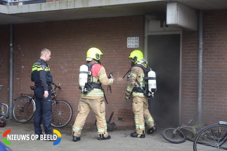 Felle brand in kelderbox Het Steen Capelle aan den IJssel