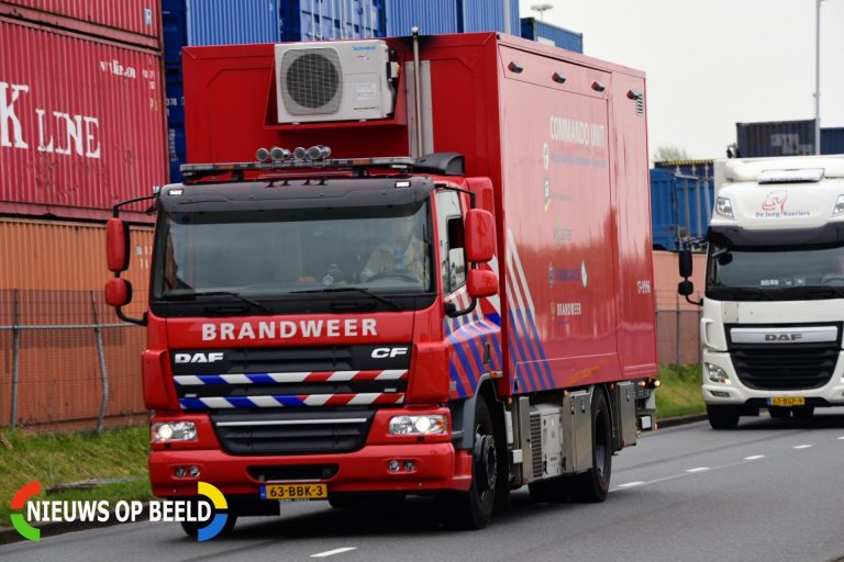 Meerdere personen onwel geworden bij CTT Butaanweg Rotterdam