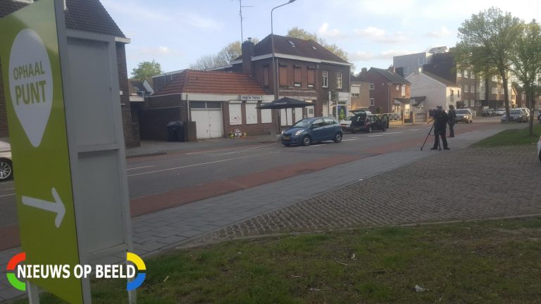 Stille tocht voor neergeschoten man Tudderenderweg Sittard