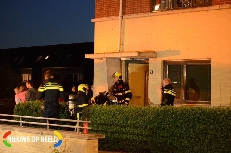 Brandweer rukt uit voor brand in woning Lucio Costaruimte Zoetermeer