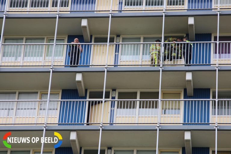 Kapotte afvoer in flatwoning zorgt voor wateroverlast Eisenhowerstraat Sittard