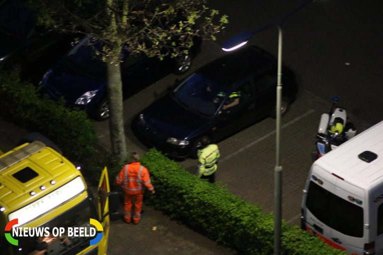 Politie neemt auto inbeslag met valse kentekenplaten Eisenhowerstraat Sittard