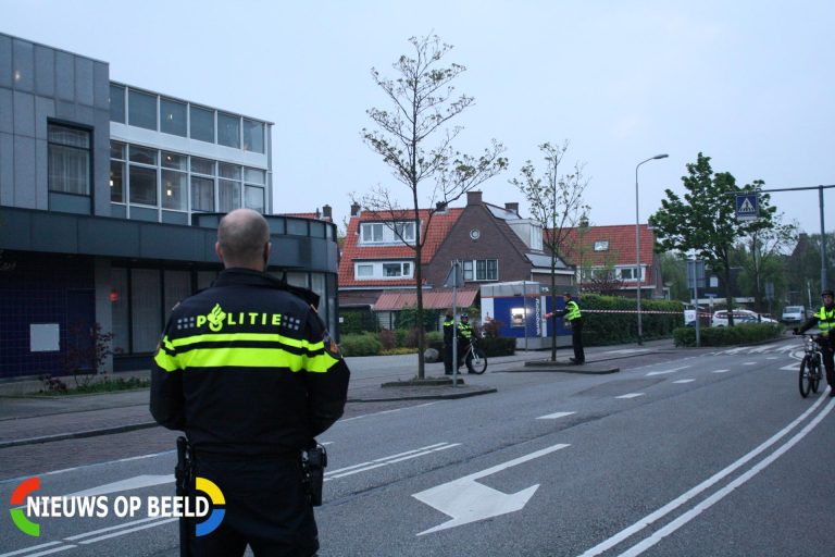 Poging plofkraak Rabobank geldautomaat Nassaustraat Lisse