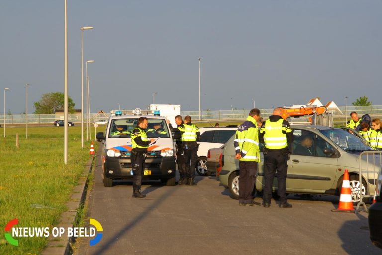 Grote verkeerscontrole Facetlaan Bleiswijk