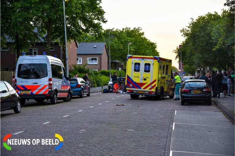 Scooterrijder ernstig gewond bij een eenzijdig ongeval Eikenlaan Spijkenisse