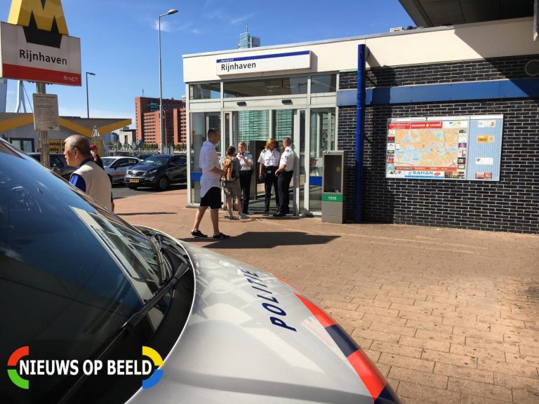 Brand in metro na kortsluiting Hillelaan Rotterdam