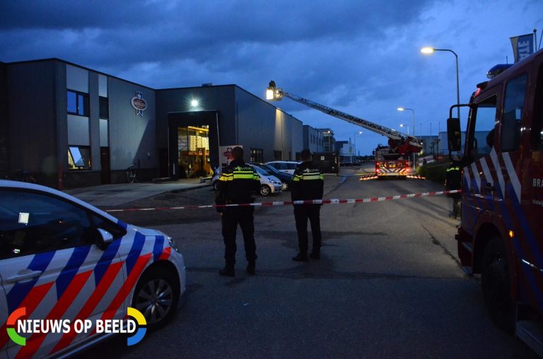 Brand in oven van stroopwafelfabriek Transportstraat Bergambacht