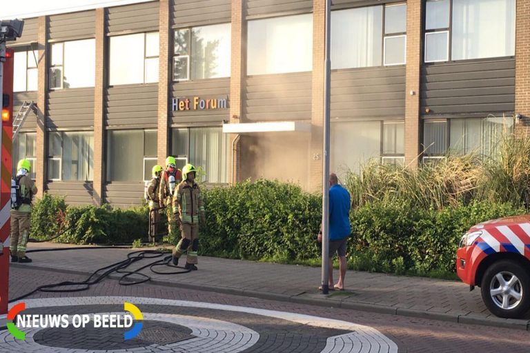 Brandweer oefent in leegstaand pand Laan van Romen Berkel en Rodenrijs
