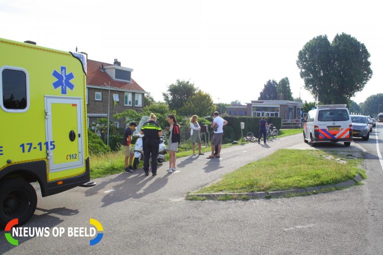 Aanrijding tussen scooter en fietser Klapwijkseweg Berkel en Rodenrijs