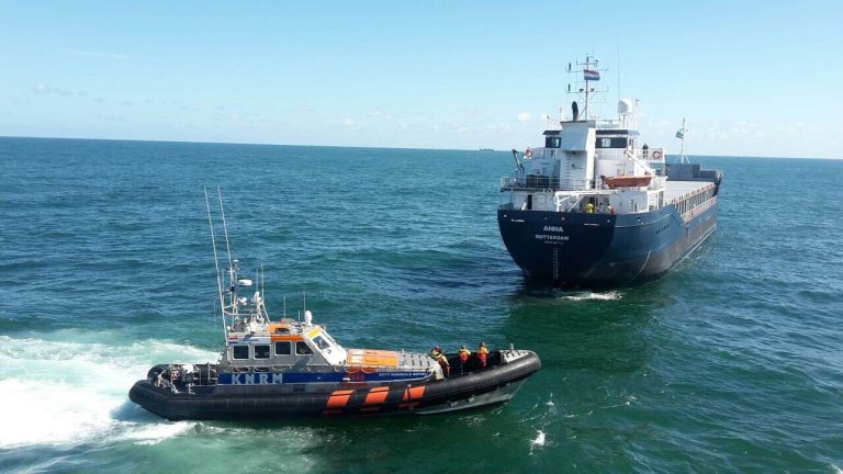 Brand op containerschip Anna Noordzee Hoek van Holland