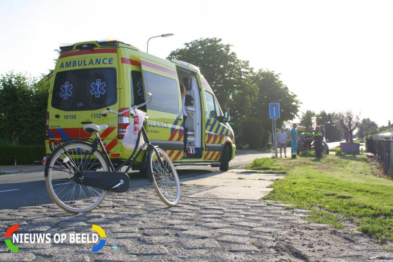 Fietser licht gewond geraakt bij een aanrijding met een auto Anjerweg Bleiswijk