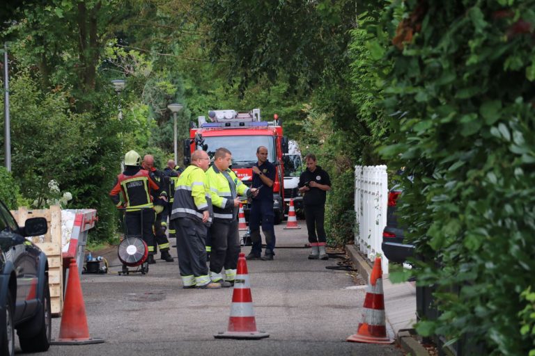 Kleine gaslekkage door werkzaamheden Thorbeckestraat Reeuwijk
