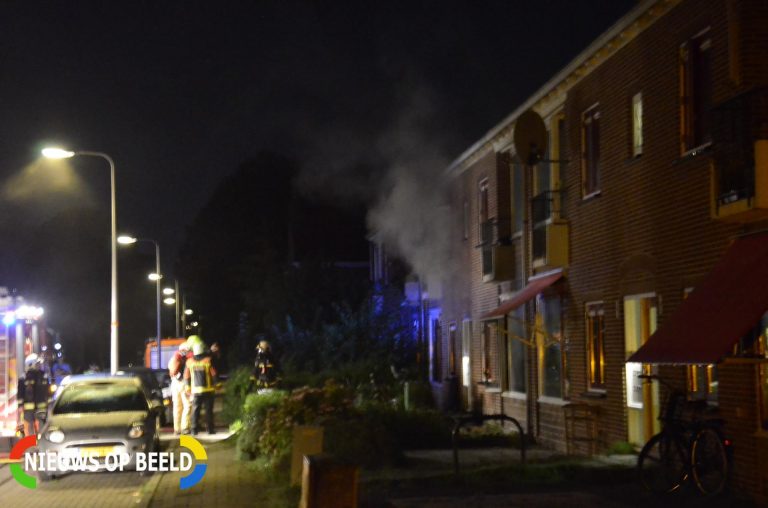Flinke middelbrand in woning Prinses Beatrixstraat Nieuwerkerk aan den IJssel