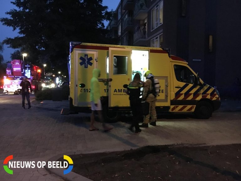 Gewonde bij brand in keuken Johan Wagenaarstraat Schiedam