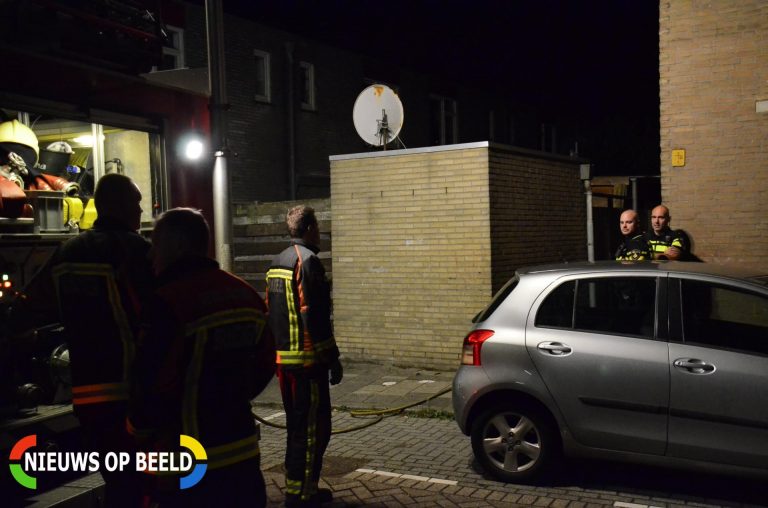 Korte maar felle brand in schuur Vorstmanstraat Gouda