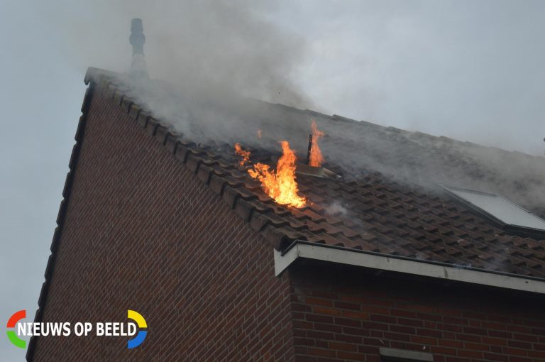 Uitslaande brand in woning Cumulus Hellevoetsluis