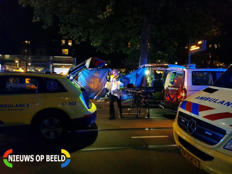 Zwaargewonde na val in water Linker Rottekade Rotterdam (video)