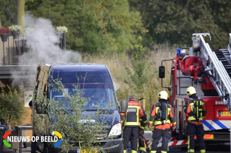 Brand in schoorsteenkanaal boerderij Provincialeweg West Haastrecht