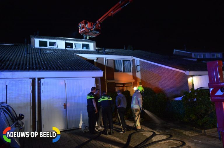 Schoorsteenbrand in woning Weyerland Rockanje