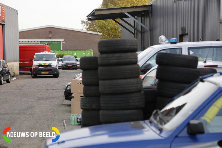 Drugslab ontdekt in bedrijfspand Nijverheidsstraat Nijkerk