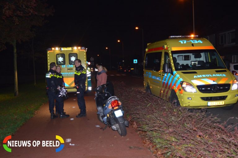 Scooterrijder ernstig gewond bij eenzijdig ongeval Vloedlijn Hellevoetsluis