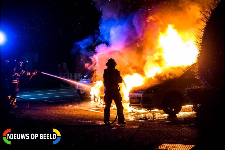 Politie zoekt brandstichter van auto’s Ekster Hoogvliet