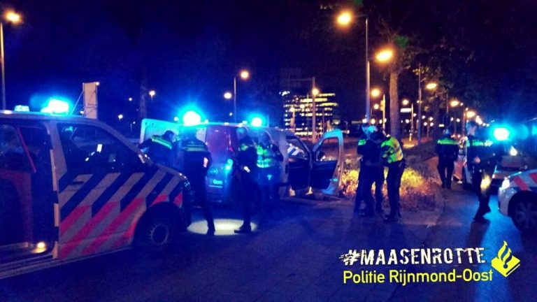 Extreem dronken bestuurder aangehouden na achtervolging in Rotterdam
