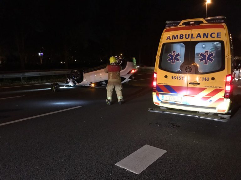 Gewonde na ongeval A20 Nieuwerkerk aan den IJssel