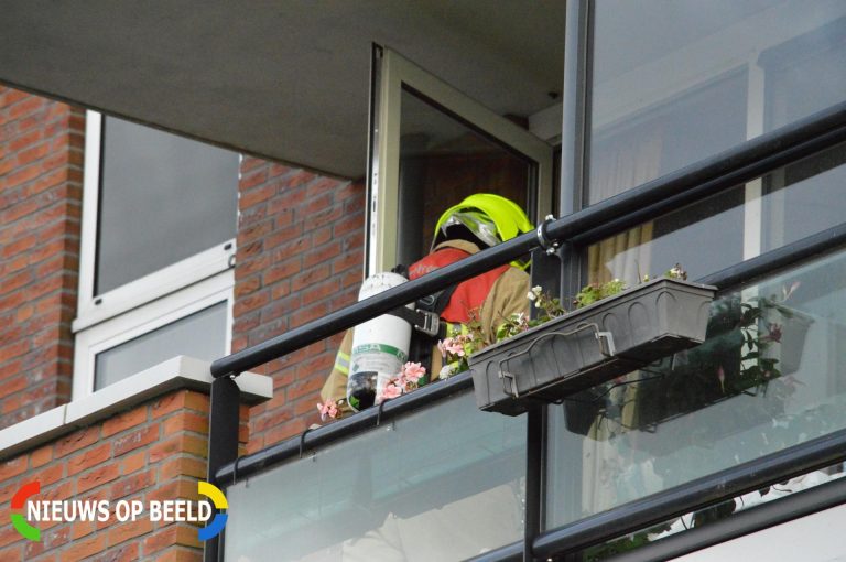 Brandje op balkon Prins frederikhendrikstraat Bleiswijk