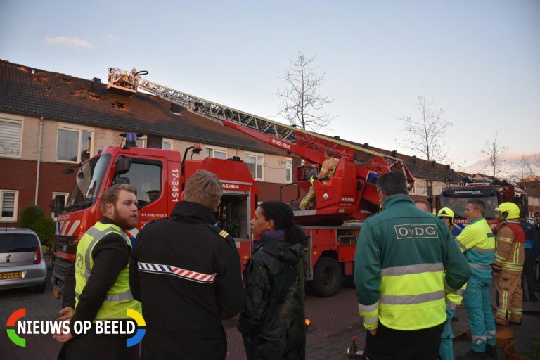 Woning verwoest door uitslaande brand Kastanjehout Barendrecht
