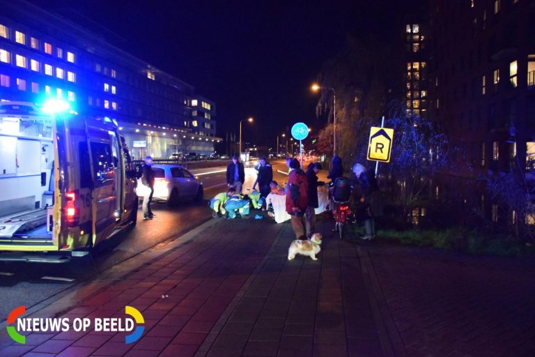 Fietser aangereden door automobilist Bleulandweg Gouda