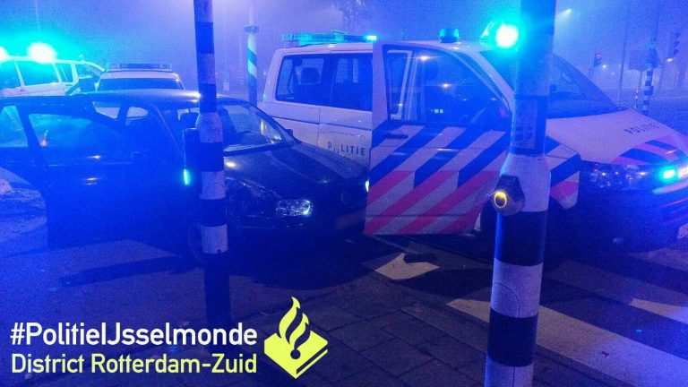 Auto-inbrekers gepakt na achtervolging Slinge Rotterdam