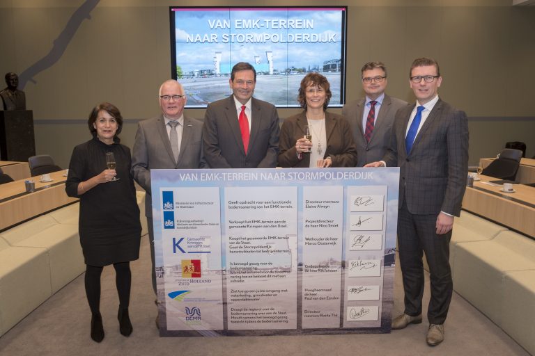 Koopovereenkomst EMK-terrein Krimpen aan den IJssel getekend