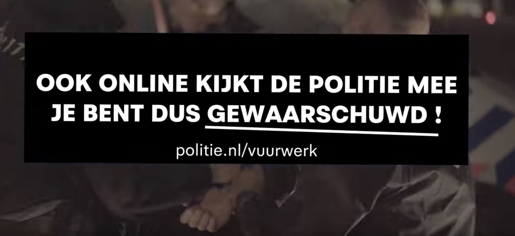 Politie Vuurwerk Online meekijken