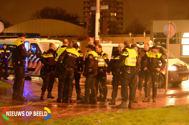 Grote politie inzet Oranjelaan Zoetermeer