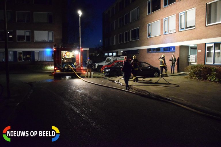 Flinke rookontwikkeling bij brand in flatgebouw ’t Kerkestuk Reeuwijk