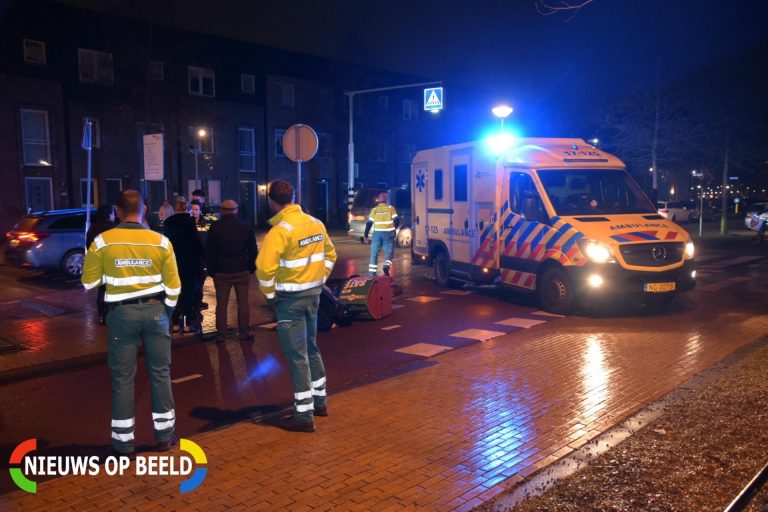Bezorger gewond na crash met scooter Portlandsebaan Rhoon
