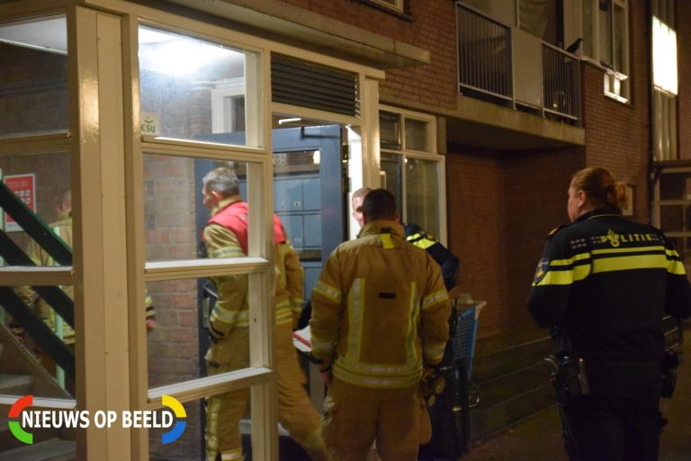 Melding van stank en hinder veroorzaakt door diefstal van cv ketel uit woning Laanzichtstraat Rotterdam