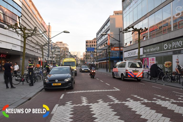 Lichtgewonde bij kopstaart aanrijding Karel Doormanstraat Rotterdam