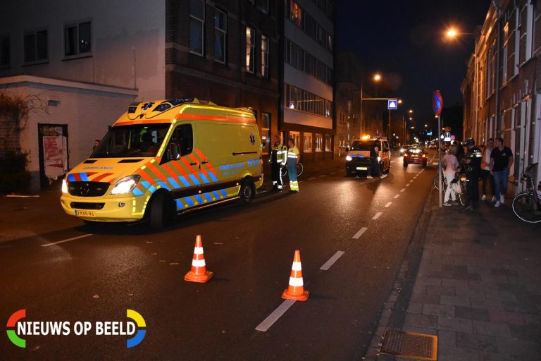 Man wordt onwel op straat Morsweg Leiden