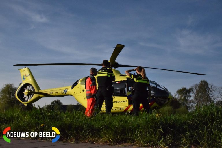 Traumahelikopter opgeroepen voor medische noodsituatie Ieplaan Waddinxveen
