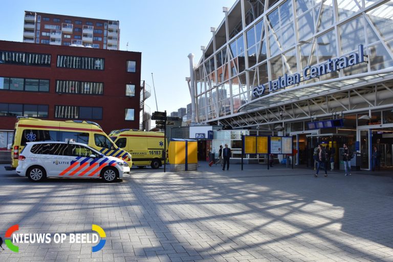 Trein naar Den Haag gecancelled vanwege incident Stationsplein Leiden