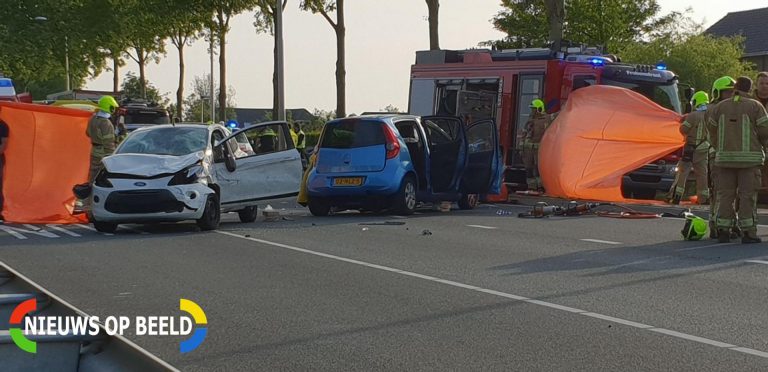 Dode en drie gewonden bij zeer ernstig verkeersongeval Leeuwenakkerweg N209 Bergschenhoek