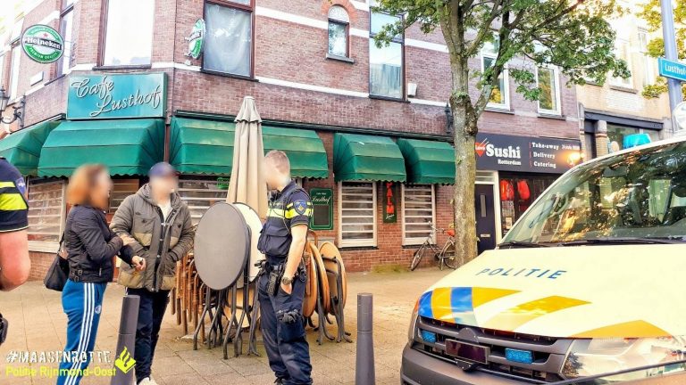 Onfortuinlijke nacht voor inbrekers bij café aan de Lusthofstraat Rotterdam
