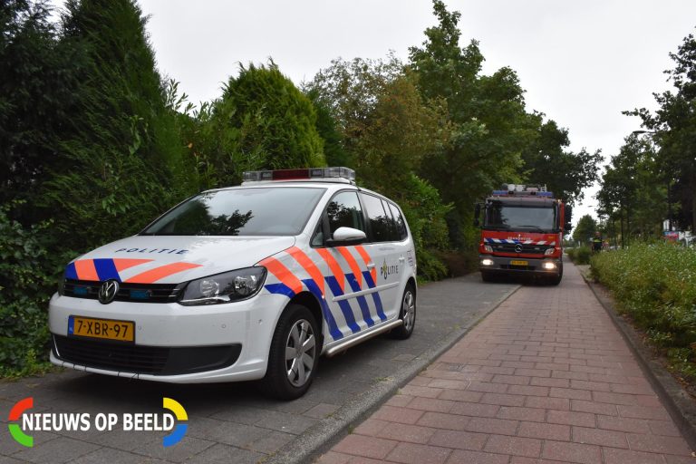 Man gewond bij woningbrand Veurseweg Voorschoten