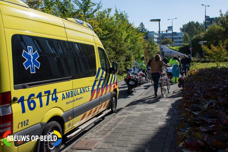Fietsster gewond na eenzijdig ongeval Haagweg Leiden
